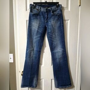 Vintage Ralph Lauren Low Rise Slim Bootcut Y2K Jeans, Medium Wash, Sz 27, EUC!